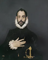 Heer met zijn hand op zijn borst, c.1580